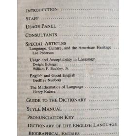 The American Heritage Dictionary(美国遗产词典)