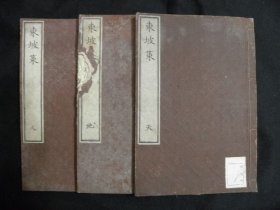 宋・蘇軾撰【東坡策】 3冊全！罕见木活字本