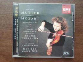 CD 莫扎特 第1小提琴协奏曲 交响协奏曲 穆特 马里纳