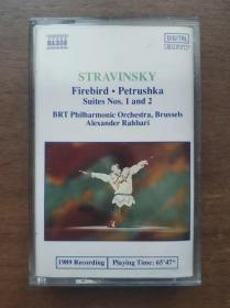 磁带 斯特拉文斯基 《火鸟，彼得鲁什卡，组曲第一号、第二号》 拿索斯 NAXOS原版