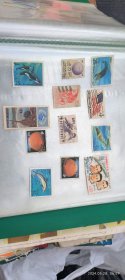 邮票  外国信销票  12枚合售