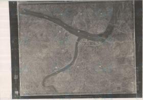 【现代喷绘工艺品】湖南《常德县城市图》  一比一万 民国制图 原图复刻