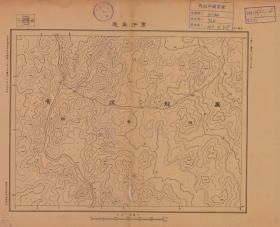 【现代喷绘工艺品】黑龙江《东伊里菟》附近图（1931年制图）一比十万