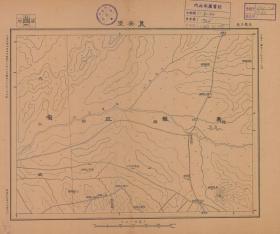 【现代喷绘工艺品】黑龙江《农安堡》附近图（1931年制图）一比十万