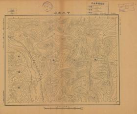 【现代喷绘工艺品】黑龙江《卡不出山》附近图（1931年制图）一比十万