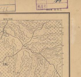 【现代喷绘工艺品】江西《鄱阳县城厢图》 一比一万 民国制图 原图复刻