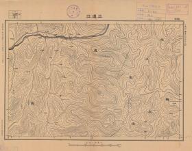 【现代喷绘工艺品】辽宁《三道江》附近图（1931年制图）一比十万