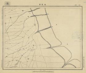 【现代喷绘工艺品】江苏省《王家舍》附近图（含东台部分区域）（1932至1945年制图）一比五万 字迹模糊请务必认准再购买