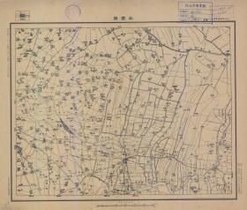 【现代喷绘工艺品】江苏省《北蔡集》附近图（1933至1935年制图）一比五万 字迹模糊请务必认准再购买