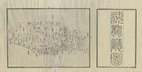 【现代喷绘工艺品】奉天省《海龙厅图》 光绪二十年（1894）制图 40×80厘米