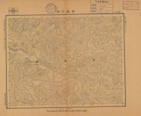 【现代喷绘工艺品】黑龙江《中过尔河》附近图（1931年制图）一比十万