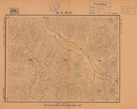 【现代喷绘工艺品】黑龙江《依勒克特》附近图（1931年制图）一比十万