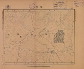 【现代喷绘工艺品】黑龙江《德都》附近图（1931年制图）一比十万