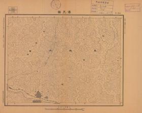 【现代喷绘工艺品】黑龙江《博克图》附近图（1931年制图）一比十万