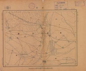 【现代喷绘工艺品】黑龙江《布西》附近图（1931年制图）一比十万