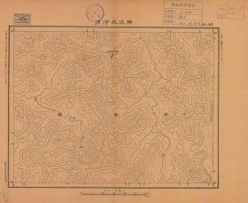 【现代喷绘工艺品】黑龙江《稀泥坑河源》附近图（1931年制图）一比十万