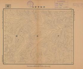 【现代喷绘工艺品】黑龙江《吉勒肯奇山》附近图（1931年制图）一比十万