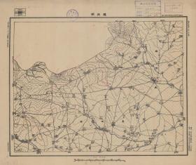 【现代喷绘工艺品】江苏省《谷庄湖》附近图（1933至1935年制图）一比五万 字迹模糊请务必认准再购买