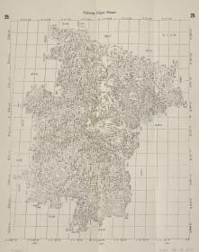 【现代喷绘工艺品】清康熙《湖广全图》 康熙年间制图 68×76厘米