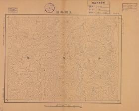 【现代喷绘工艺品】黑龙江《乌诺耳河》附近图（1931年制图）一比十万