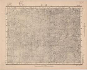 【提供资料信息服务】湖南《江口》附近图（1935年至1945年制图）一比五万 原图喷印 字迹模糊品相较差请务必认准再购
