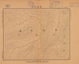 【现代喷绘工艺品】黑龙江《嘎达民河》附近图（1931年制图）一比十万