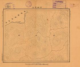 【现代喷绘工艺品】黑龙江《月林司及》附近图（1931年制图）一比十万