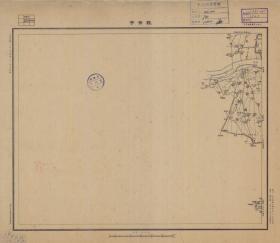 【现代喷绘工艺品】江苏省《观音寺》附近图（含宝应部分区域）（1933至1935年制图）一比五万 字迹模糊请务必认准再购买