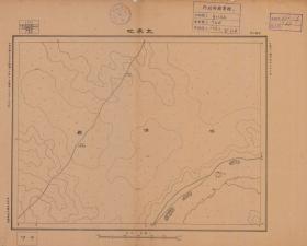 【现代喷绘工艺品】黑龙江《太来吐》附近图（1931年制图）一比十万