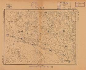 【现代喷绘工艺品】黑龙江《布空沁》附近图（1931年制图）一比十万