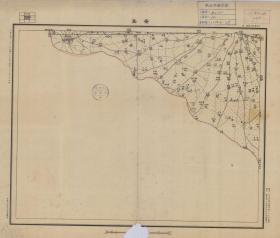 【现代喷绘工艺品】江苏省《杨集》附近图（含夏邑、砀山部分区域）（1933至1935年制图）一比五万 字迹模糊请务必认准再购买