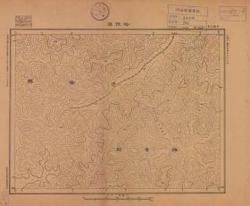 【现代喷绘工艺品】黑龙江《哈拉沟》附近图（1931年制图）一比十万