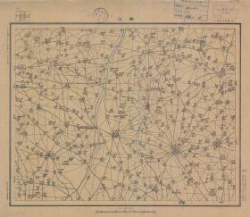 【现代喷绘工艺品】江苏省《栖山》附近图（1933至1935年制图）一比五万 字迹模糊请务必认准再购买