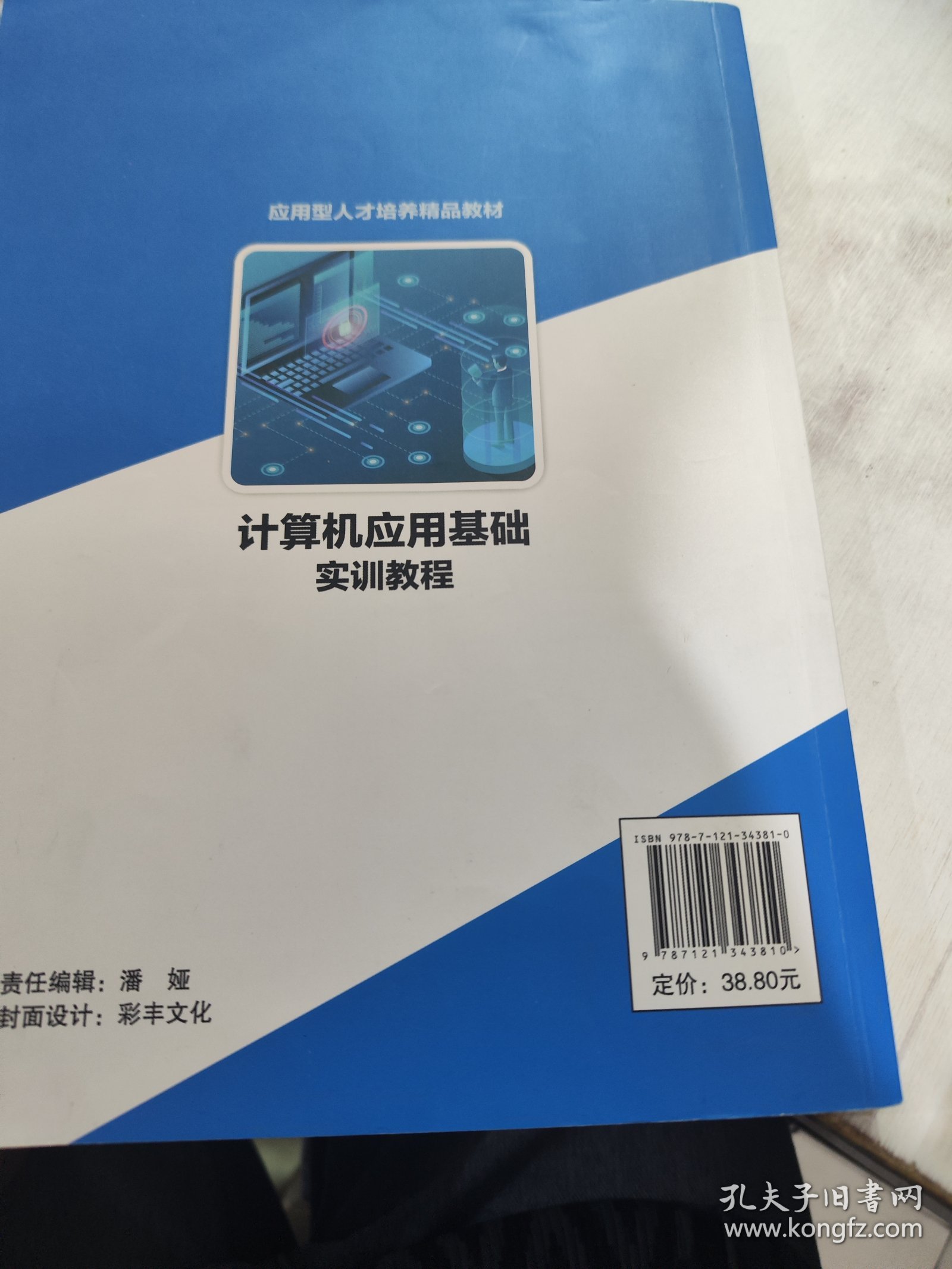 二手正版 计算机应用基础实训教程 汪婧 电子工业出版社 9787121343810