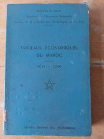 Tableaux economiques du maroc 1915-1959 (摩洛哥经济图表）