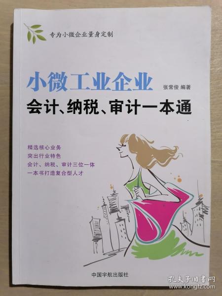 《小微工业企业 会计、纳税、审计一本通》（16开平装）九品