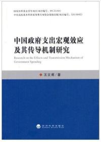 中国政府支出宏观效应及其传导机制研究