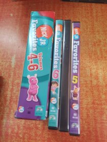 DVD 光盘 3碟  NICK JR FAVORITES  4-6