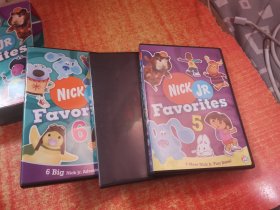 DVD 光盘 3碟  NICK JR FAVORITES  4-6