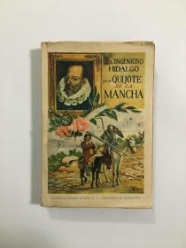 El Ingenioso Hidalgo Don Quijote de la Mancha  堂吉诃德 毛边书 1936年西班牙文原版