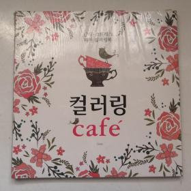 韩版 情侣咖啡杯 cafe咖啡 秘密的庭院 (秘密花园系列 儿童 成人 孕妇 减压涂色书 涂鸦绘画 填色书 涂色书)