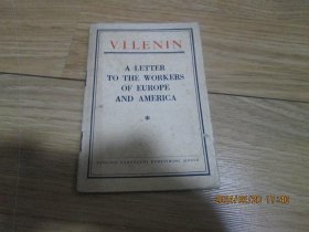 v.i.lenin a letter to the workers of europe and america 列宁致欧美工人的信