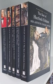 Sherlock Holmes 《福尔摩斯探案集》 （英国进口英文名著）（插图版）（五本合售）