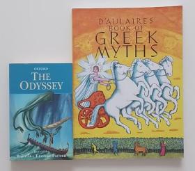 D'AULAIRES' Book of Greek Myths《希腊神话》（彩图、黑白插图）(美国进口）