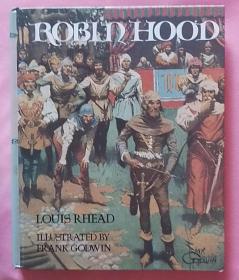 Robin Hood《罗宾汉》（美国进口书 16开毛边书 彩色、黑白插图丰富）