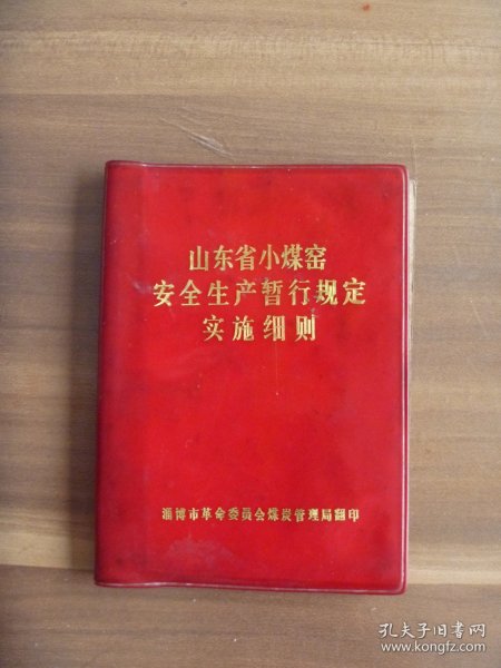 山东省小煤窑安全生产暂行规定实施细则