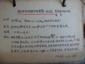 60年代左右手抄病方一宗【手写本  详情见图】