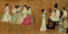 《韓熙載夜宴圖》中國(guó)歷代國(guó)寶書畫（高仿真復(fù)制版)