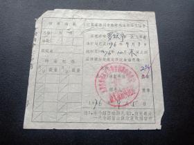 各种粮油票证608-江苏省徐州市居民临时外出用油介绍信