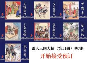 雷人三国大精（第11辑）全7册，绢版/布脊，汪玉山专辑